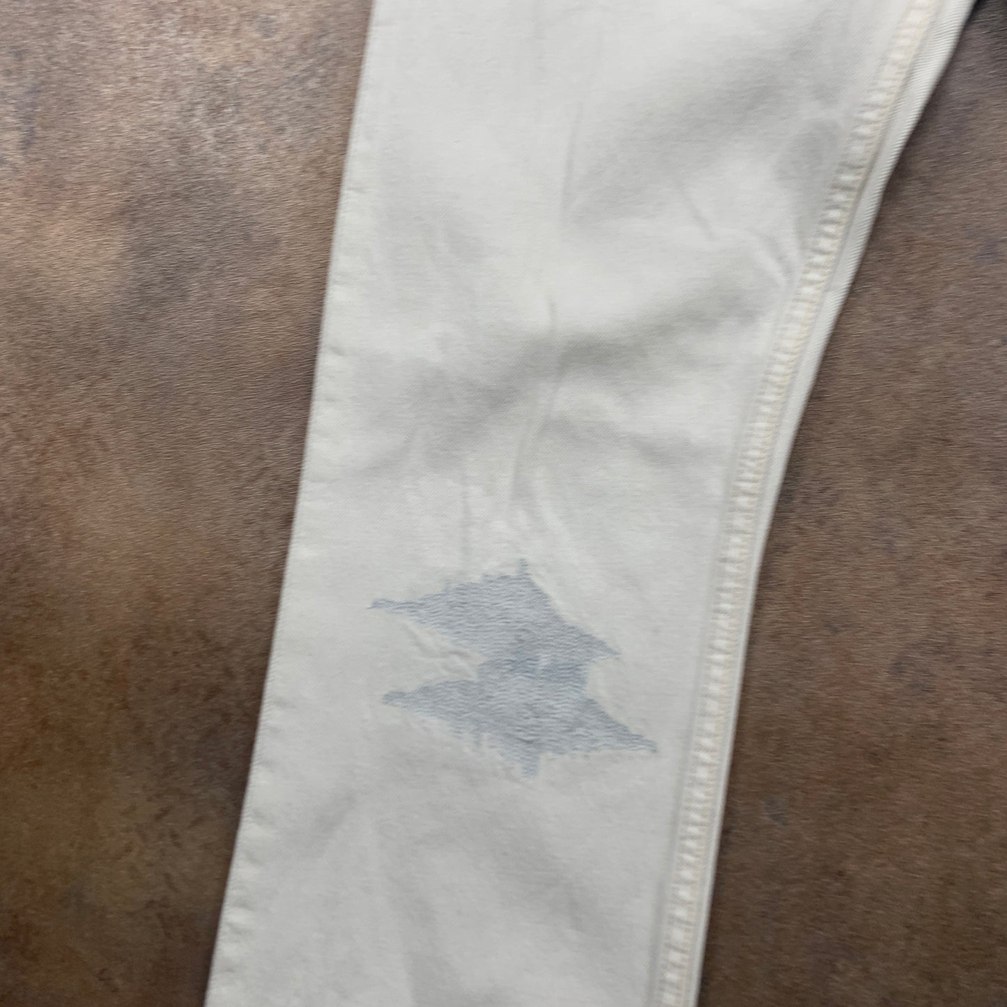 Vintage LEVI'S 507 Jeans W32 L34 Mens Bootcut Fit White