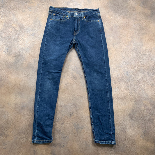 LEVI'S 519 Jeans W32 L29 Mens Skinny Fit Blue