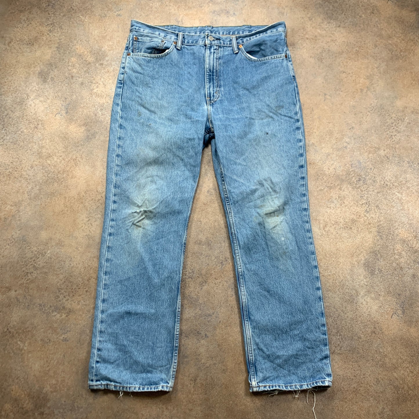LEVI'S 516 Jeans W38 L30 Mens Relaxed Fit Straight Blue