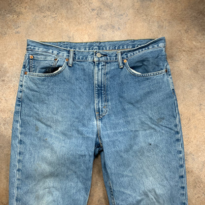 LEVI'S 516 Jeans W38 L30 Mens Relaxed Fit Straight Blue