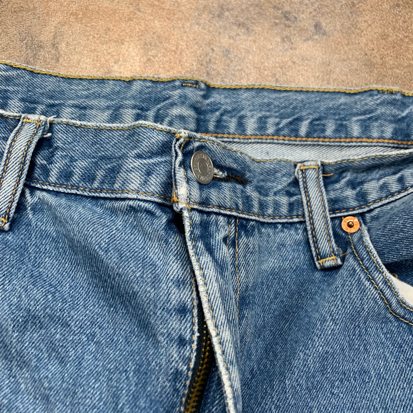 LEVI'S 516 Jeans W38 L30 Mens Relaxed Fit Straight Blue