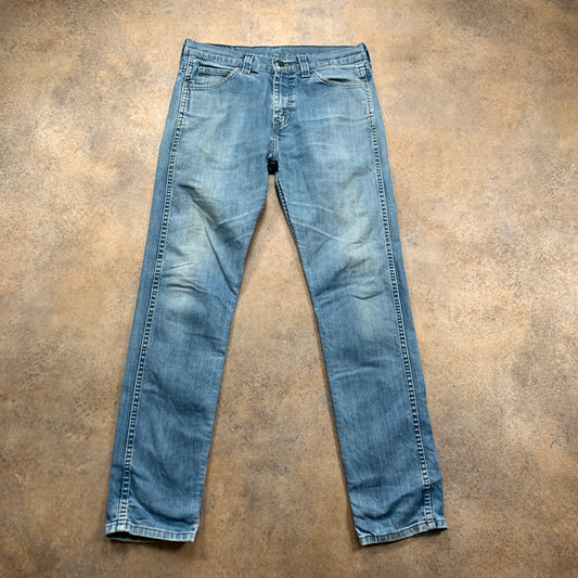 LEVI'S 508 Jeans W30 L31 Mens Slim Fit Straight Blue