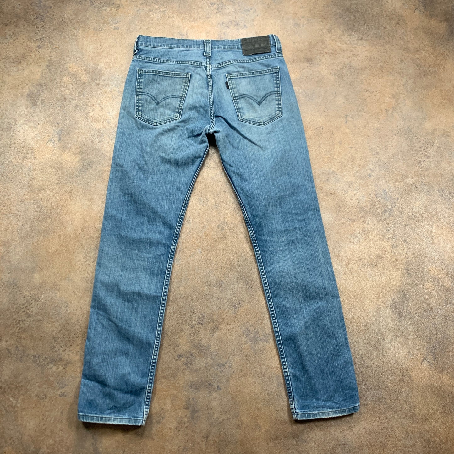 LEVI'S 508 Jeans W30 L31 Mens Slim Fit Straight Blue