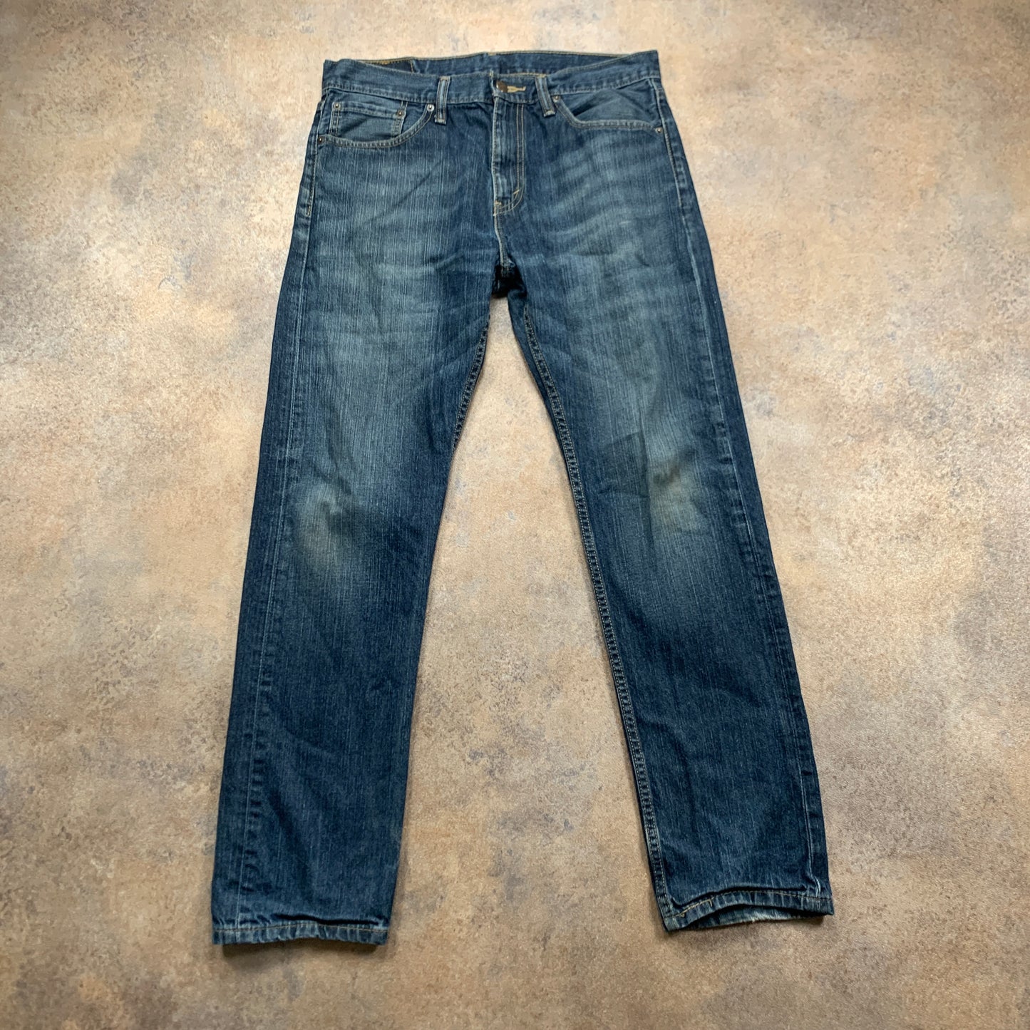 LEVI'S 508 Jeans W32 L31 Mens Slim Fit Straight Blue
