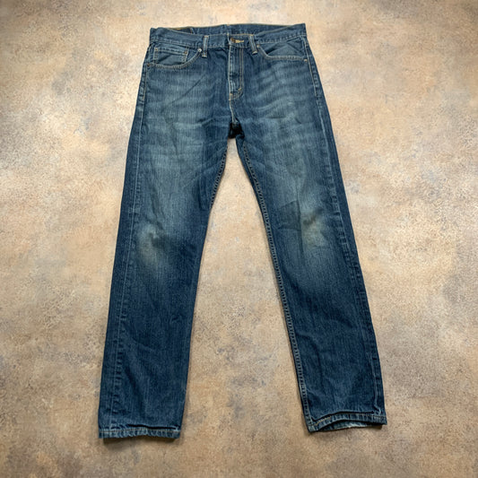 LEVI'S 508 Jeans W32 L31 Mens Slim Fit Straight Blue