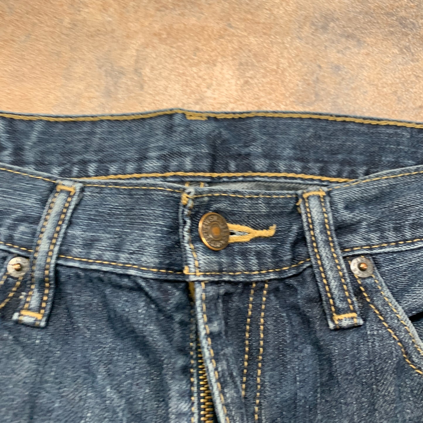 LEVI'S 508 Jeans W32 L31 Mens Slim Fit Straight Blue