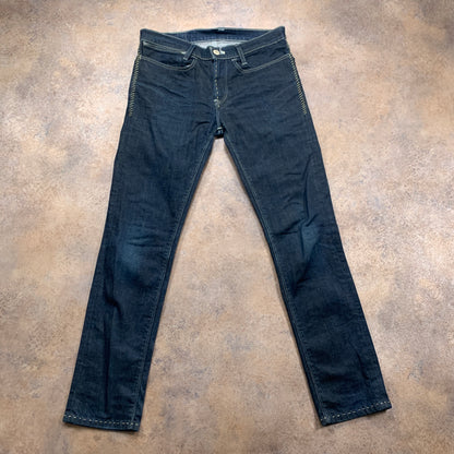 LEVI'S Jeans W33 L31 Mens Slim Fit Straight Blue