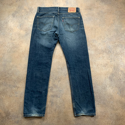LEVI'S 508 Jeans W32 L31 Mens Slim Fit Straight Blue