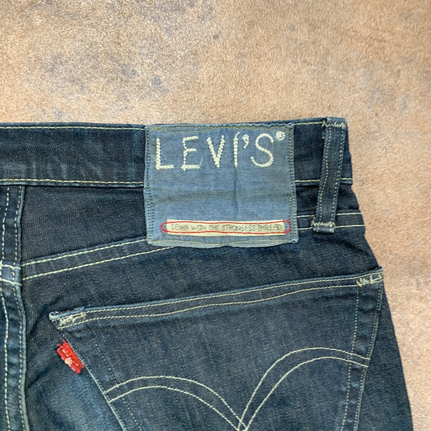 LEVI'S Jeans W33 L31 Mens Slim Fit Straight Blue
