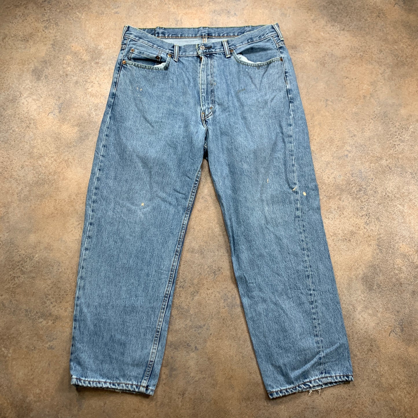 LEVI'S 550 Jeans W38 L29 Mens Relaxed Fit Straight Blue