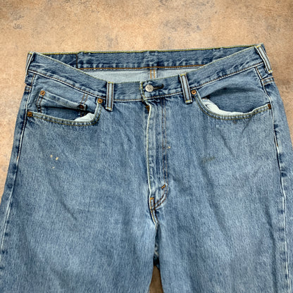 LEVI'S 550 Jeans W38 L29 Mens Relaxed Fit Straight Blue