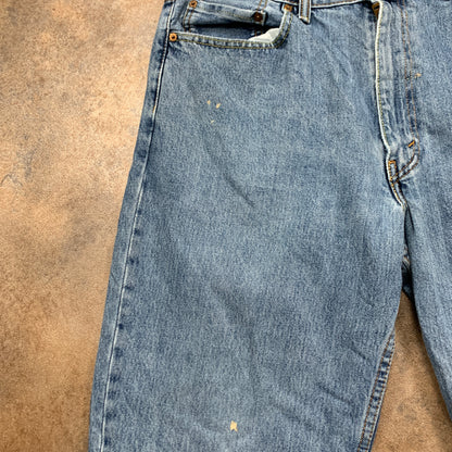 LEVI'S 550 Jeans W38 L29 Mens Relaxed Fit Straight Blue