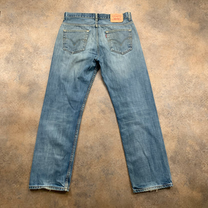 LEVI'S 751 Jeans W34 L31 Mens Regular Fit Straight Blue