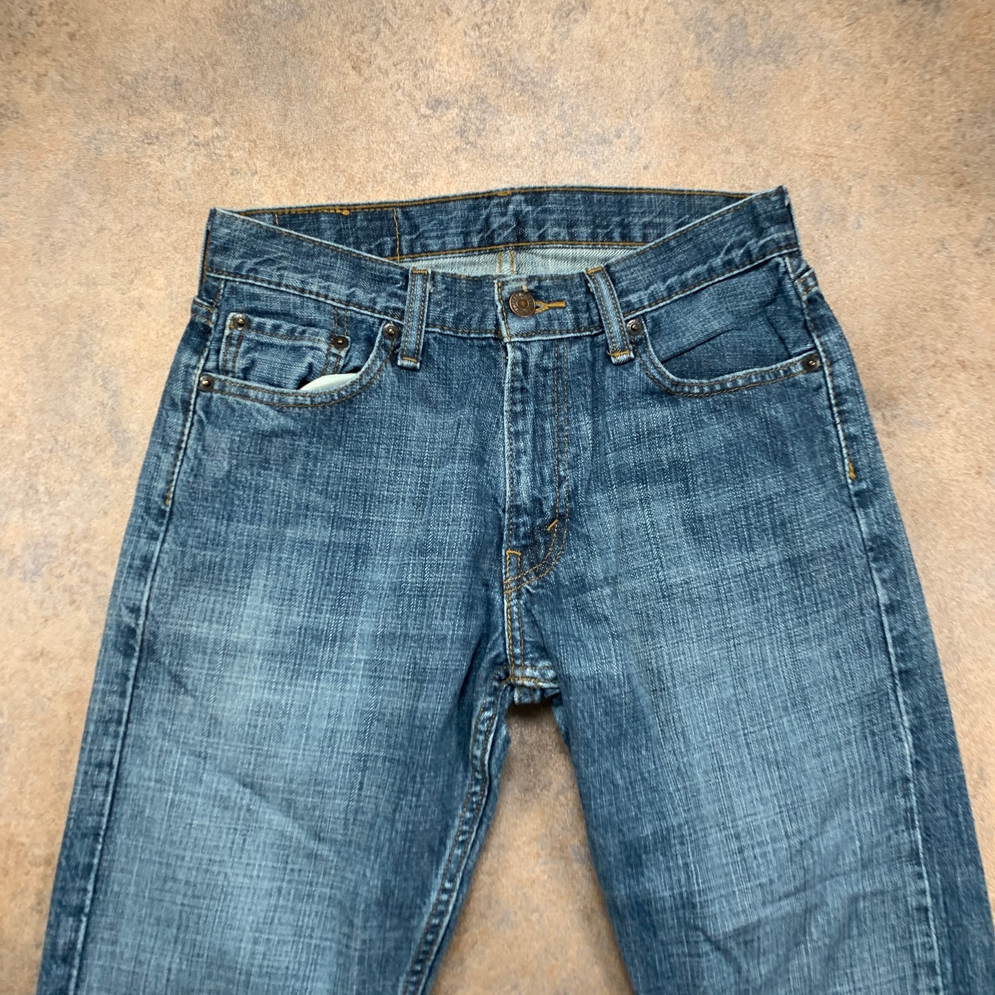 LEVI'S 514 Jeans W29 L31 Mens Regular Fit Straight Blue