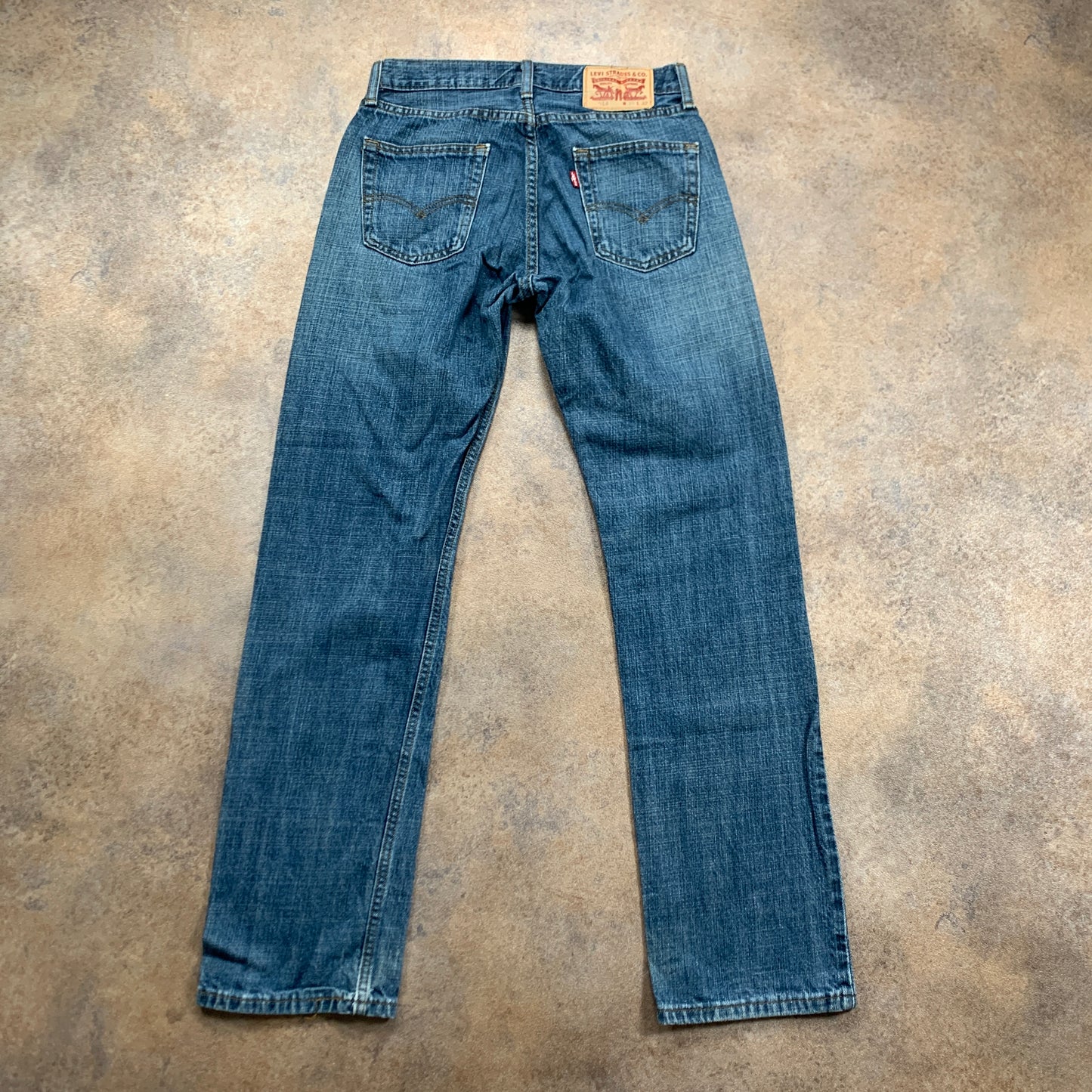 LEVI'S 514 Jeans W29 L31 Mens Regular Fit Straight Blue