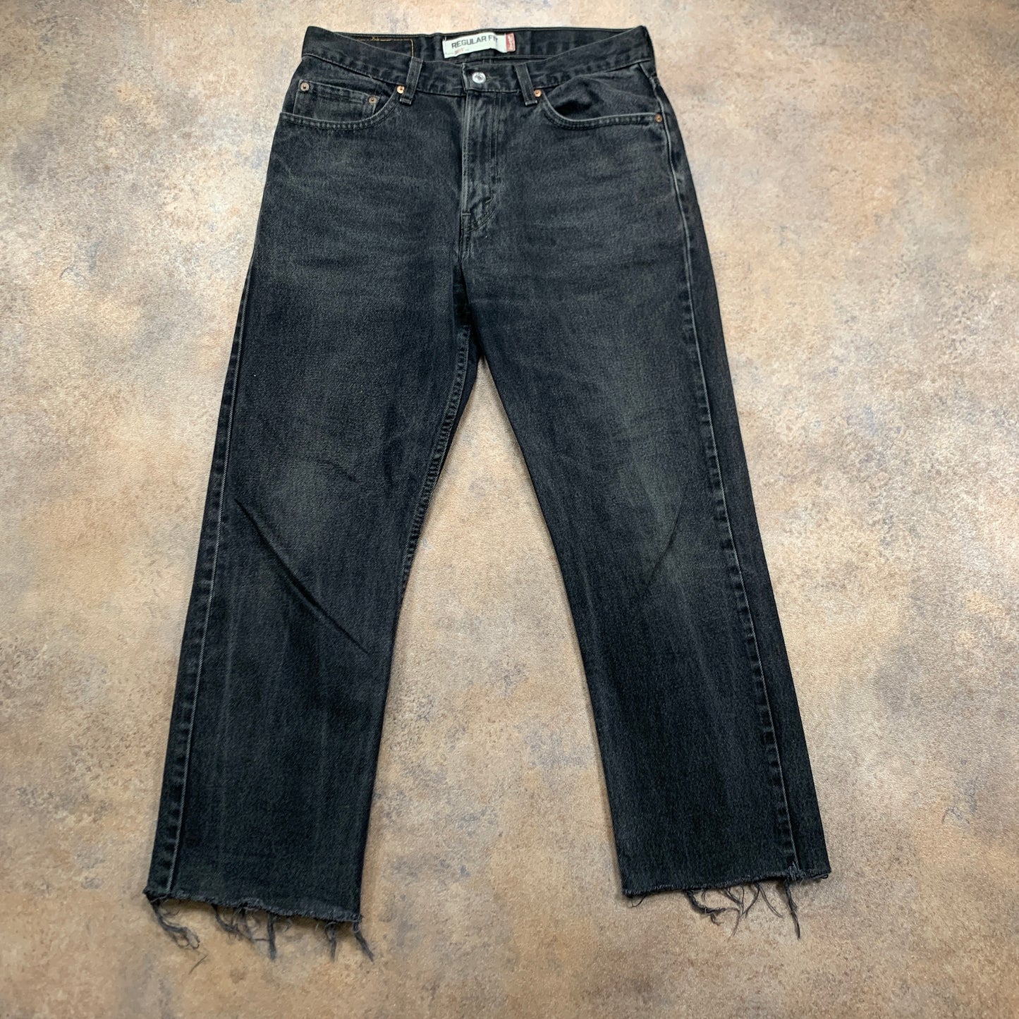 Vintage LEVI'S 505 Jeans W31 L28 Mens Regular Fit Straight Grey