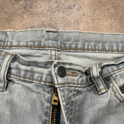LEVI'S 504 Jeans W34 L29 Mens Regular Fit Straight Grey
