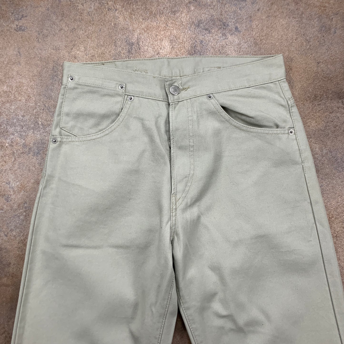 Vintage LEVI'S 541 Jeans W28 L30 Mens Relaxed Fit Straight Beige