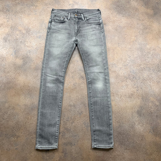 LEVI'S 519 Jeans W32 L34 Mens Skinny Fit Grey