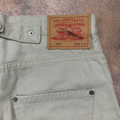 Vintage LEVI'S 541 Jeans W28 L30 Mens Relaxed Fit Straight Beige
