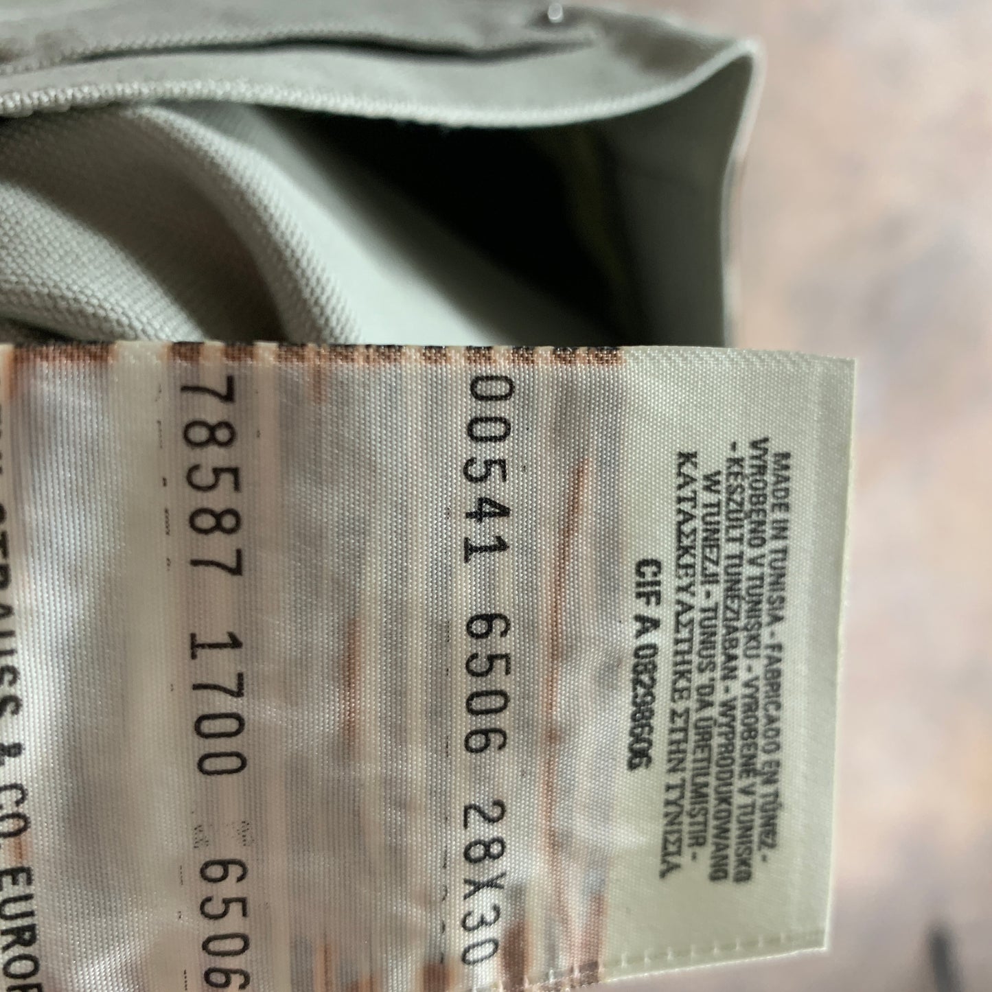 Vintage LEVI'S 541 Jeans W28 L30 Mens Relaxed Fit Straight Beige