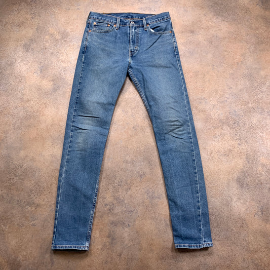 LEVI'S 512 Jeans W30 L32 Mens Slim Fit Tapered Blue