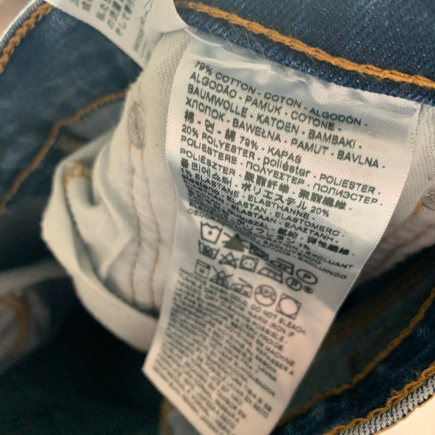LEVI'S 512 Jeans W30 L32 Mens Slim Fit Tapered Blue