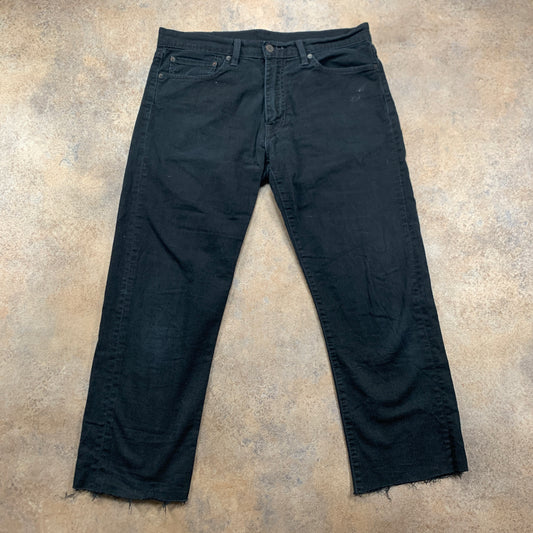 LEVI'S 504 Jeans W35 L27 Mens Regular Fit Straight Black