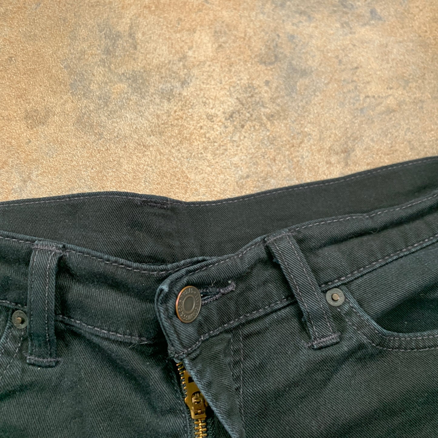 LEVI'S 504 Jeans W35 L27 Mens Regular Fit Straight Black