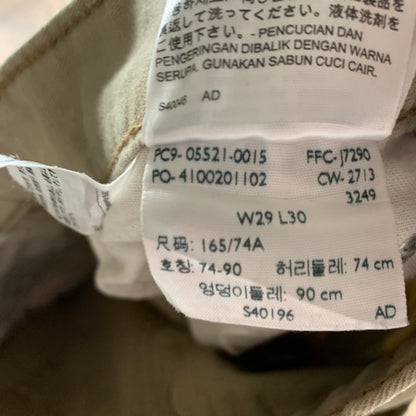 LEVI'S 508 Jeans W29 L30 Mens Slim Fit Straight Beige