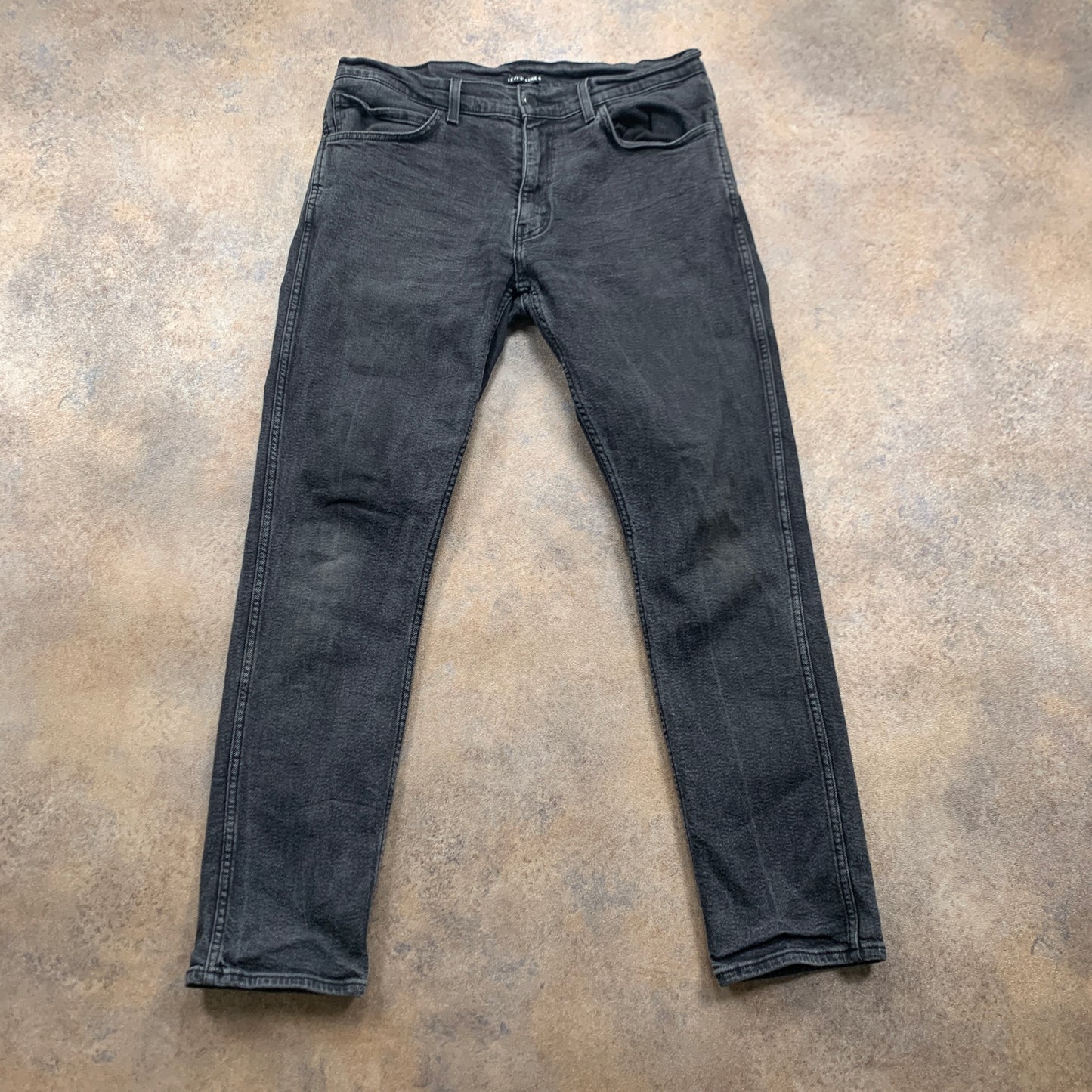 LEVI'S Line 8 Jeans W34 L30 Mens Skinny Fit Grey