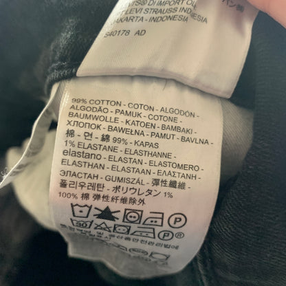 LEVI'S 512 Jeans W32 L30 Mens Slim Fit Tapered Dark Grey