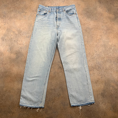 LEVI'S Jeans W31 L29 Mens Relaxed Fit Straight Blue