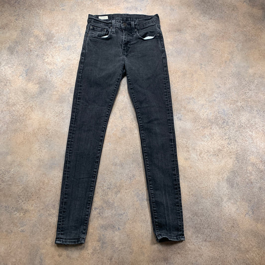 LEVI'S Skinny Tapered Jeans W28 L30 Mens Grey