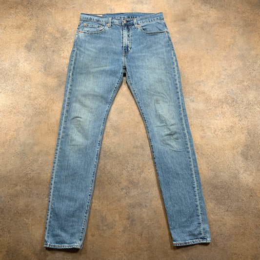 LEVI'S 512 Jeans W32 L33 Mens Slim Fit Tapered Blue