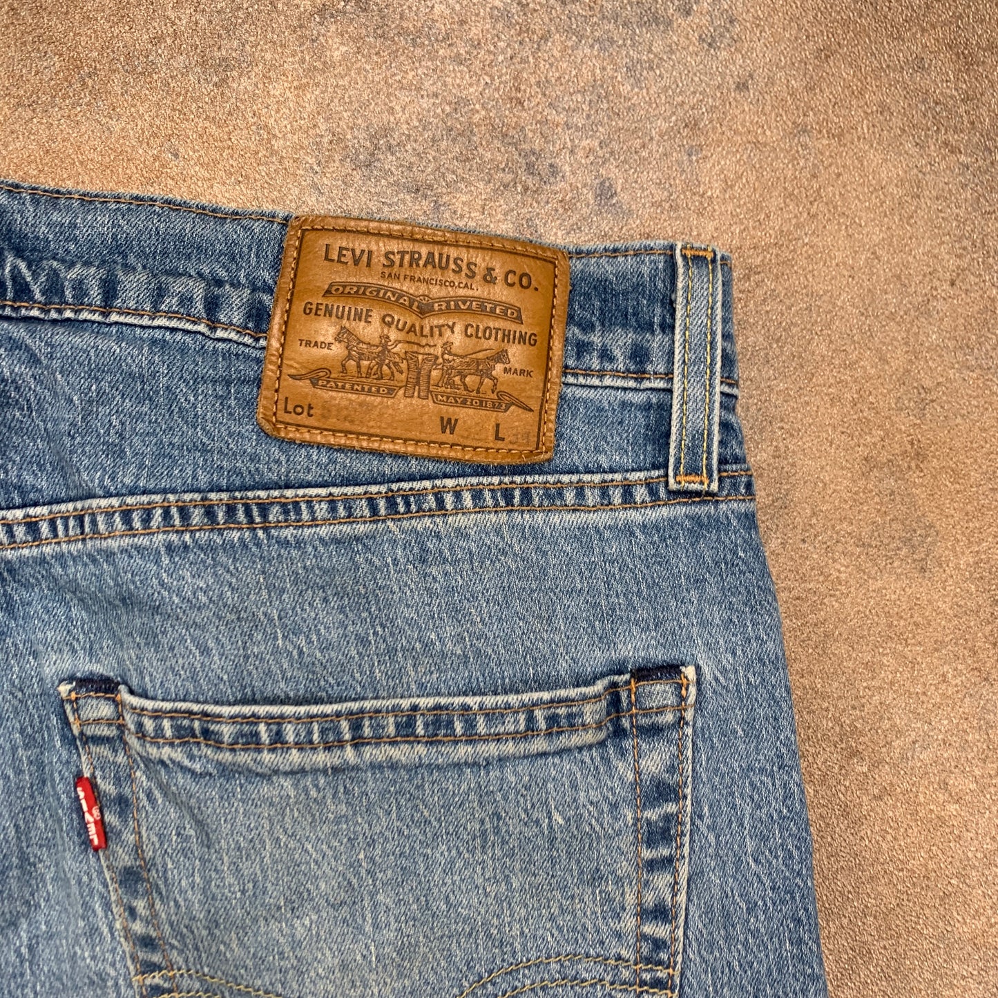 LEVI'S 512 Jeans W32 L33 Mens Slim Fit Tapered Blue