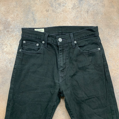 LEVI'S 512 Jeans W29 L28 Mens Slim Fit Tapered Black