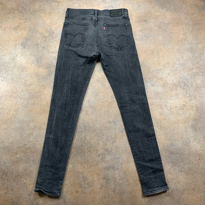 LEVI'S Skinny Tapered Jeans W32 L32 Mens Grey