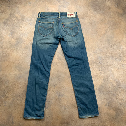 Vintage LEVI'S 519 Jeans W30 L30 Mens Slim Fit Blue