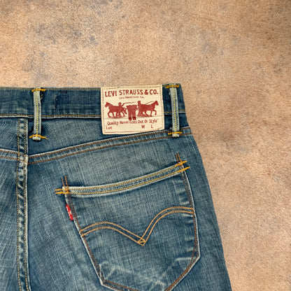 Vintage LEVI'S 519 Jeans W30 L30 Mens Slim Fit Blue