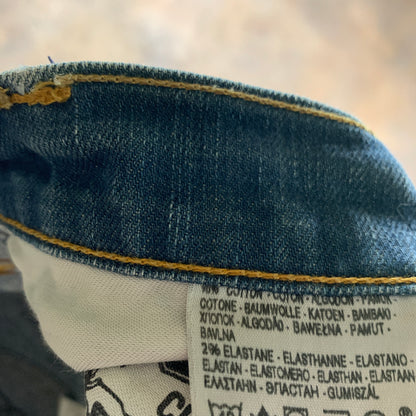 Vintage LEVI'S 519 Jeans W30 L30 Mens Slim Fit Blue