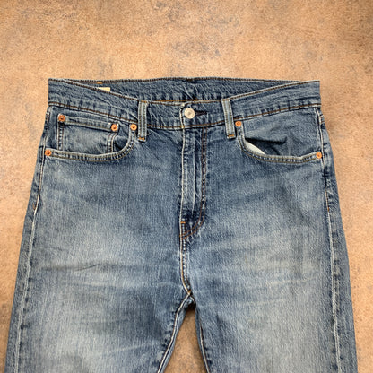 LEVI'S 512 Jeans W34 L31 Mens Slim Fit Tapered Blue