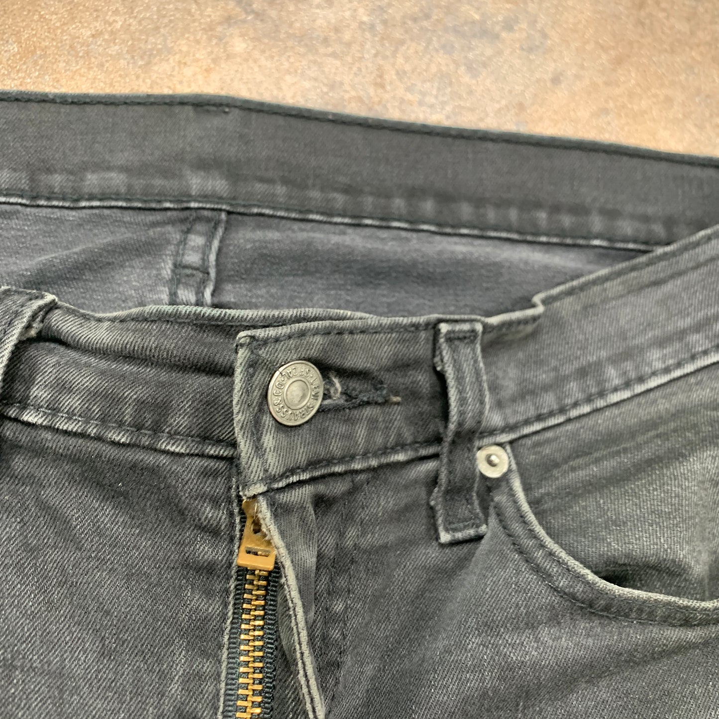 LEVI'S 514 Jeans W36 L32 Mens Regular Fit Straight Grey