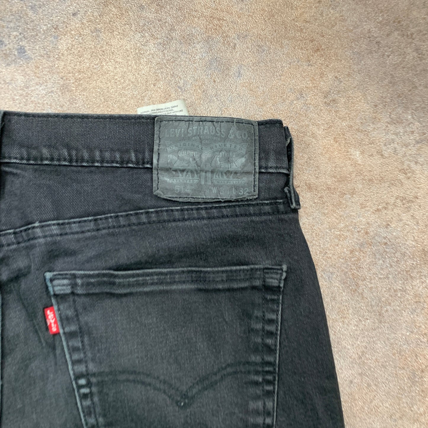 LEVI'S 514 Jeans W36 L32 Mens Regular Fit Straight Grey