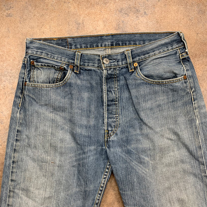 LEVI'S 501 Jeans W32 L30 Mens Regular Fit Straight Blue