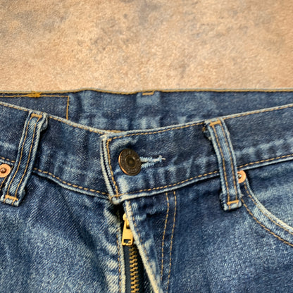 Vintage LEVI'S 521 Jeans W32 L25 Mens Regular Fit Straight Blue