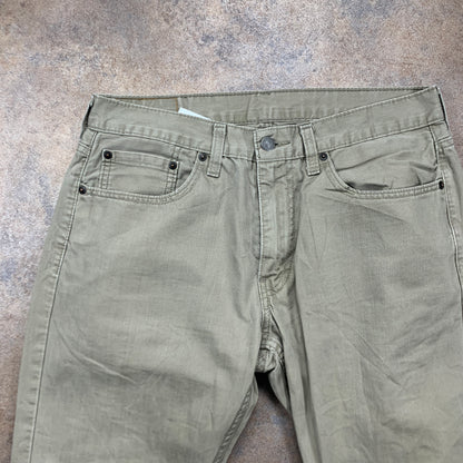 LEVI'S 559 Jeans W32 L29 Mens Regular Fit Straight Beige