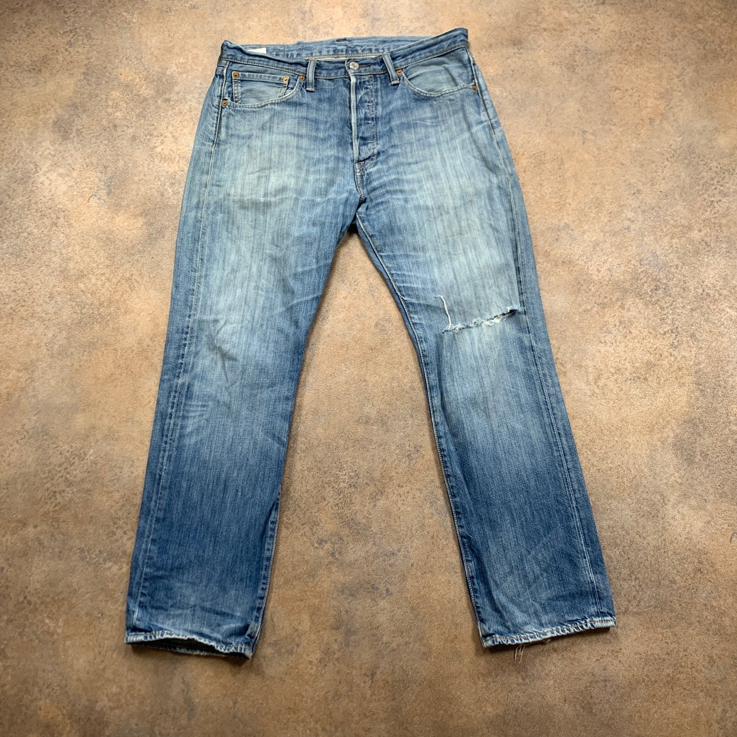 LEVI'S 501 Jeans W32 L29 Mens Regular Fit Straight Blue
