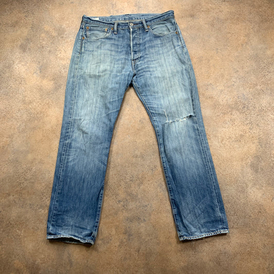 LEVI'S 501 Jeans W32 L29 Mens Regular Fit Straight Blue