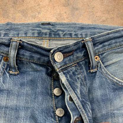 LEVI'S 501 Jeans W32 L29 Mens Regular Fit Straight Blue